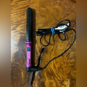 Absolute Heat Pro Ion Clipless Curling Wand – Hot Pink